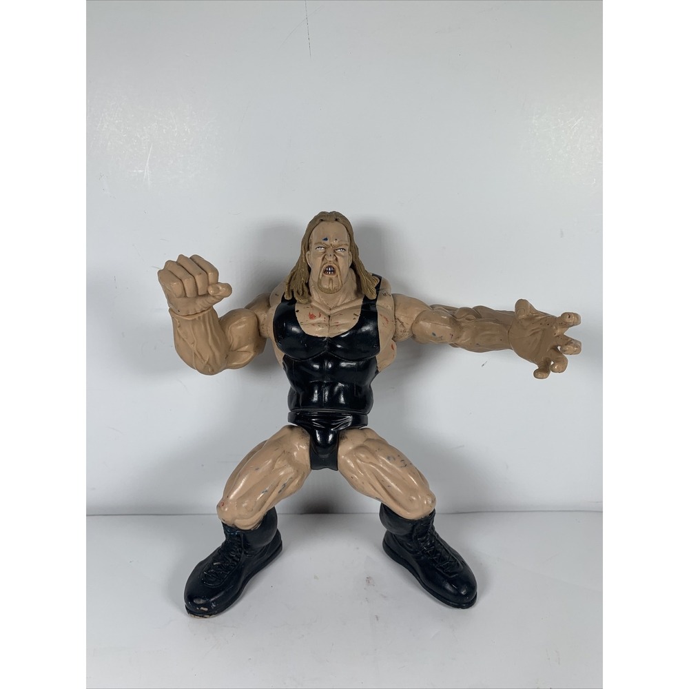 WWF The Big‎ Show Maximum Sweat Jakks 1998 Wrestling Action Figure Used Titan